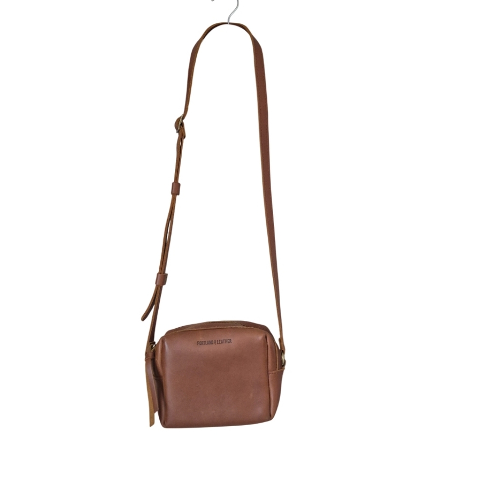Portland Leather MESA MINI CROSSBODY in Honey